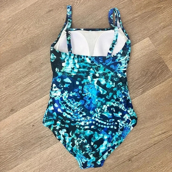 Seekers Essentials One Piece Swimsuit Size 10 NWT - Picture 2 of 5